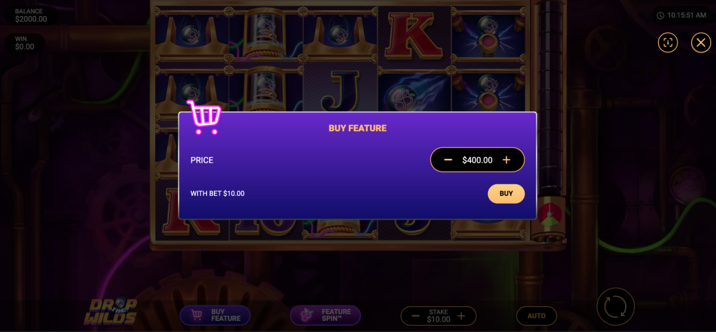 Drop the Wilds slot machine Buy the Feature